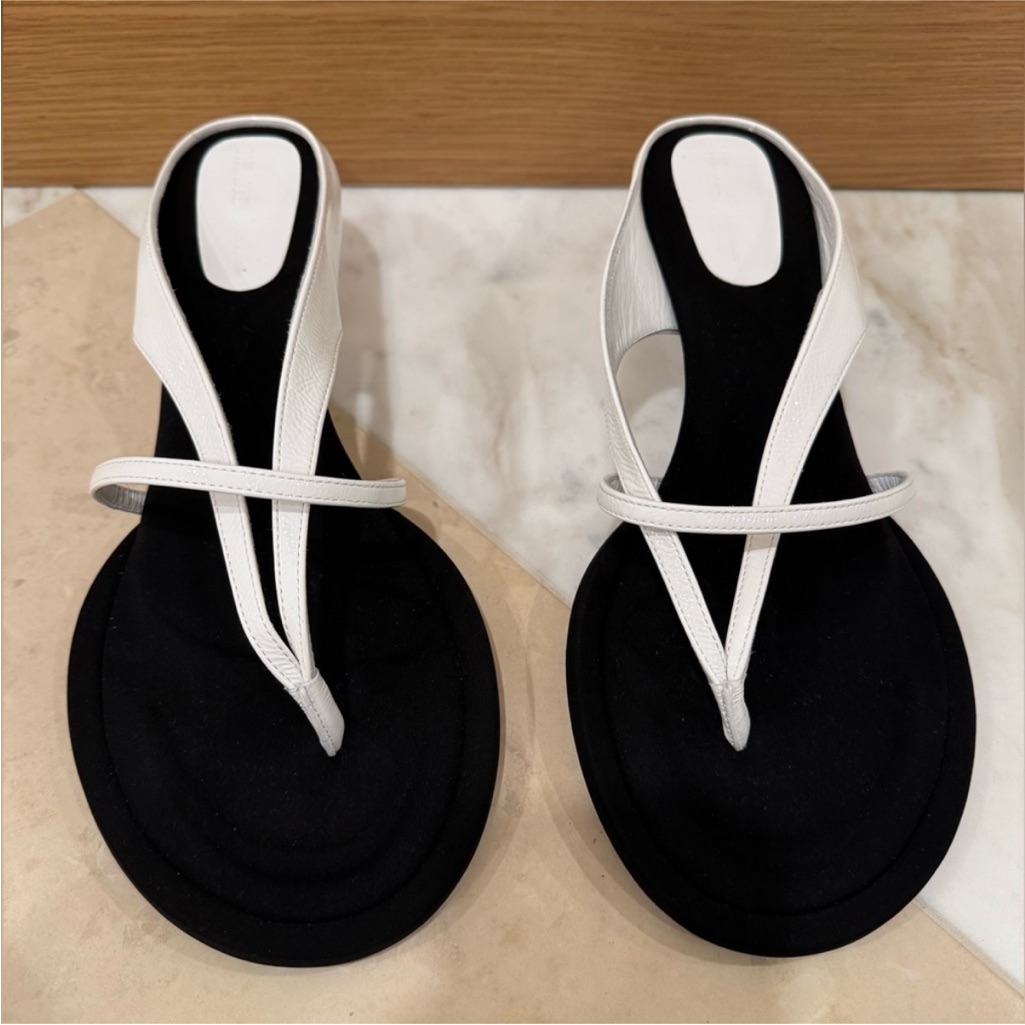 New Khaite Monroe Patent Leather Sandals